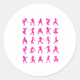 DANCE DANCE DANCE RONDE STICKER