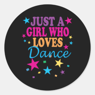 Dance Dance Love Dance Dancer Dingen Ronde Sticker