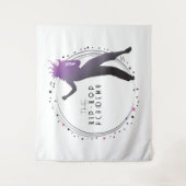 Dance Dancer Academy Show Trade Show Backdrop Wandkleed (Voorkant)