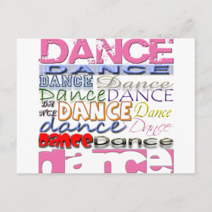 Dance Dancer's Products Briefkaart