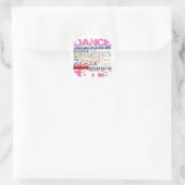 Dance Dancer's Products Ronde Sticker (Tas)