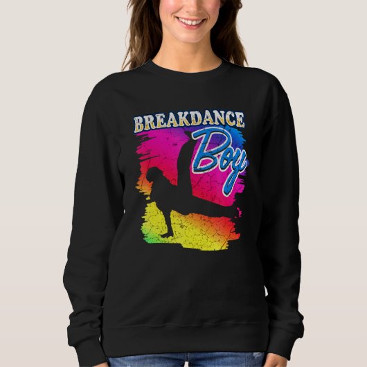 Dance Dancing Breakdance Boy 8 Trui (Voorkant)