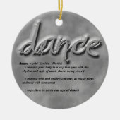 Dance Definition Keramisch Ornament (Voorkant)