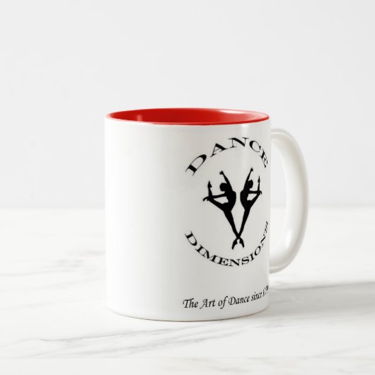 Dance Dimensions Coffee Mok (Voorkant rechts)