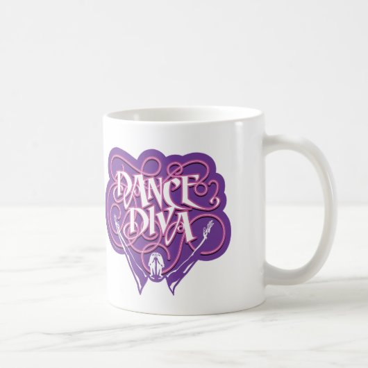 Dance Diva Coffee Mok (Rechts)
