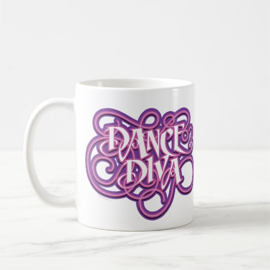 Dance Diva Coffee Mok (Links)