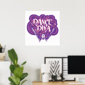 Dance Diva Poster (Thuiskantoor)