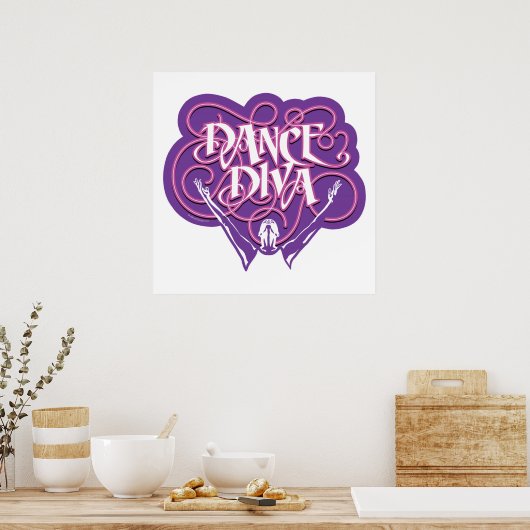 Dance Diva Poster (Keuken)