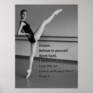 Dance Dream Gift voor dansers Poster