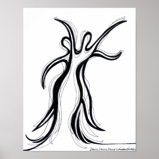 Dance Duo Art Print (Voorkant)