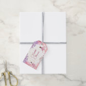 Dance en twirl ballerina cadeaulabel (Met Touw)