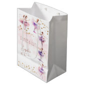 Dance en twirl ballerina medium cadeauzakje (Voorkant Gekanteld)