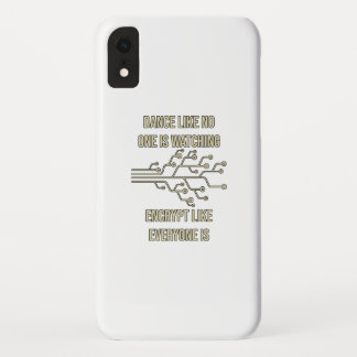 Dance Encrypt Programming iPhone XR Hoesje