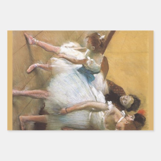 Dance Examination by Edgar Degas,  Ballet Inpakpapier Vel (Voorkant 2)