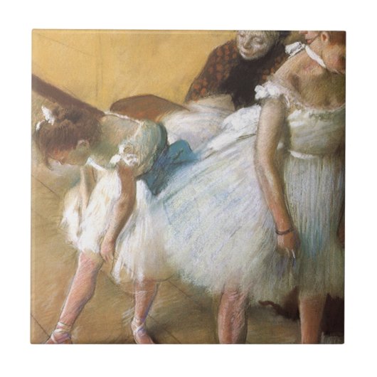 Dance Examination by Edgar Degas, Ballet Tegeltje (Voorkant)