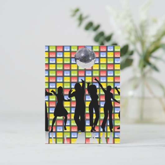 Dance Fever Briefkaart (Staand voorkant)