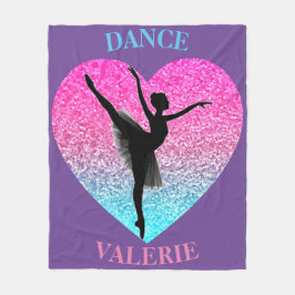 Dance Fleece Blanket w/ Persoonlijke naam