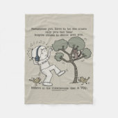 Dance Fleece Deken (Voorkant)