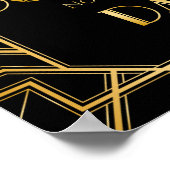 Dance Floor Wedding Sign | Gatsby Art Deco Poster (Hoek)