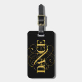 Dance Flourish Bagagelabel (Voorkant verticaal)