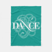 Dance Flourish Fleece Deken (Voorkant)