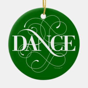 Dance Flourish Keramisch Ornament