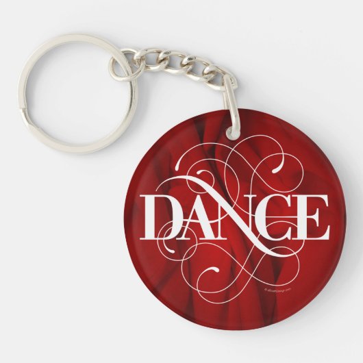 Dance Flourish Sleutelhanger (Voorkant)