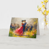 DANCE FOREVER JUBILEUM KAART (Gele Bloem)