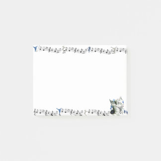 Dance Genres silhouettes en Music Post-It Notes