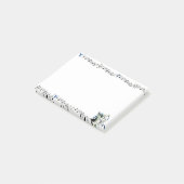 Dance Genres silhouettes et musique Post-It Notes (Incliné)