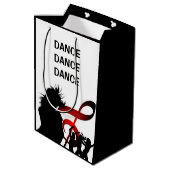 Dance Girl Modern Custom Medium Cadeauzakje (Achterkant Gekanteld)
