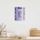Dance Girls Nom Art Wall Imprimer Poster (Cuisine)