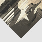 Dance Girls Sepia Modern Decoupage Paper Tissuepapier (Detail)