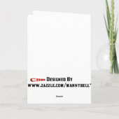 Dance Greeting Card Kaart (Achterkant)