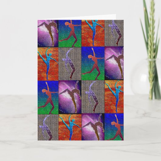 Dance Greeting Card Kaart (Voorkant)