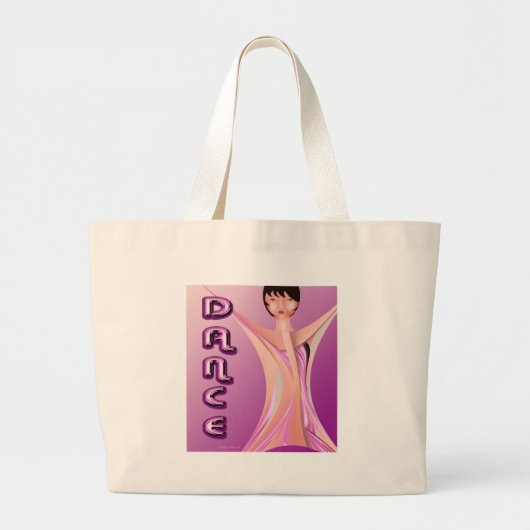 Dance Grote Tote Bag (Voorkant)