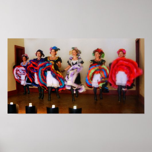 Dance Hall Girls in Old West Poster (Voorkant)