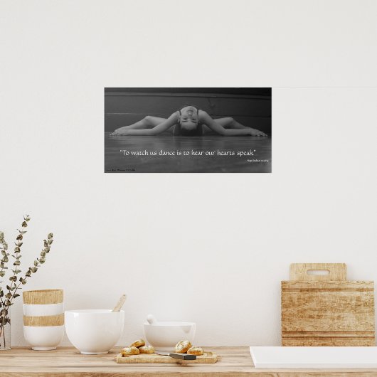 Dance Heart Speak Poster (Keuken)