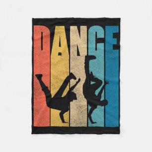 Dance Hip Hop Dancing Hiphop Dancer Breakdance Bre Fleece Deken