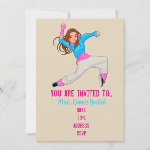 Dance hip hop modern dans overweging kaart