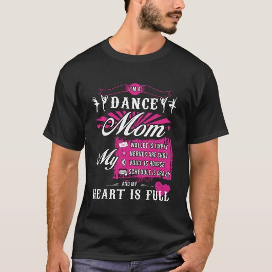 Dance - Ik ben een dansmoeder T-shirt (Voorkant)