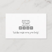 Dance Instructor Ballroom Salsa Visitekaartje (Achterkant)