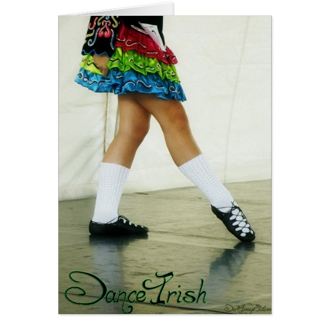 Dance Irish Green Card (Voorkant)