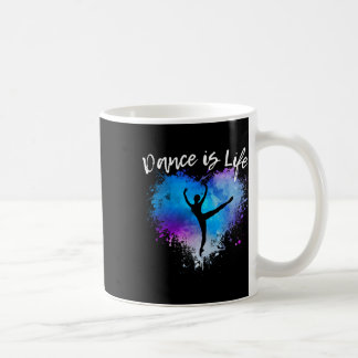 Dance is Life Ballet Dancing Ballerina Tween Koffiemok