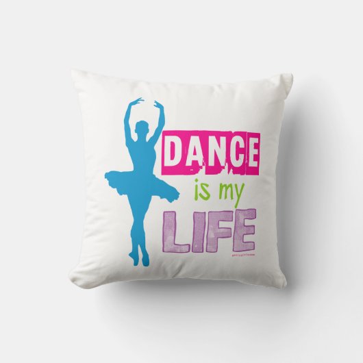 Dance is mijn leven kussen (Voorkant)