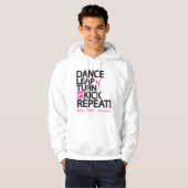 Dance leap Drap Herhaal Dancer Hoodie (Voorkant volledig)
