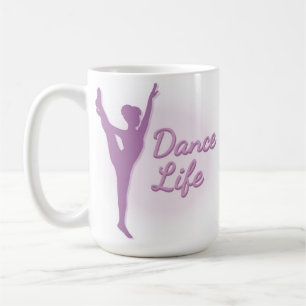 Dance Life Ballerina - Paars - Koffiemok