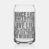 Dance Like No One's Watching Grunge Quote (Verso)