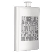 Dance Like No One's Watching Grunge Quote Flacon (Rechts)