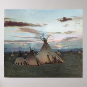 Dance lodges of Brave Dog Society. Poster